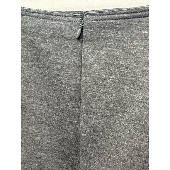 Ann Taylor Gray Mini Skirt Womens 10 Flare Skater Work Casual Stretch - Picture 7 of 7